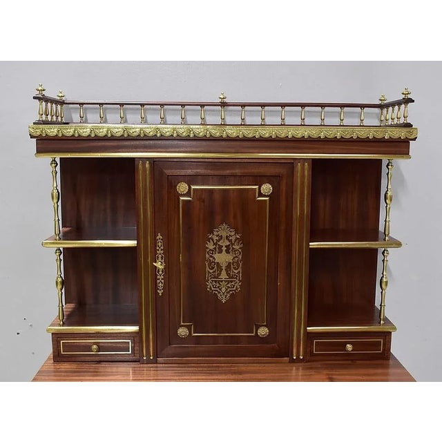 19th Century Louis XVI Style Mahogany Cabinet For Sale - Image 5 of 18