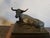Signed Bronze “Range Baron” Longhorn Sculpture on Wood Base For Sale - Image 10 of 12