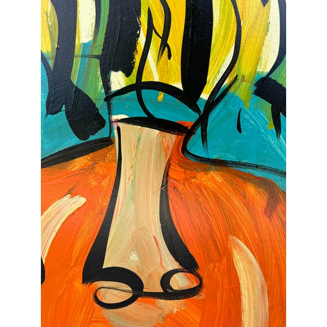 Peter Keil Abstract Portrait Cool Guy, Peter Keil For Sale - Image 4 of 5