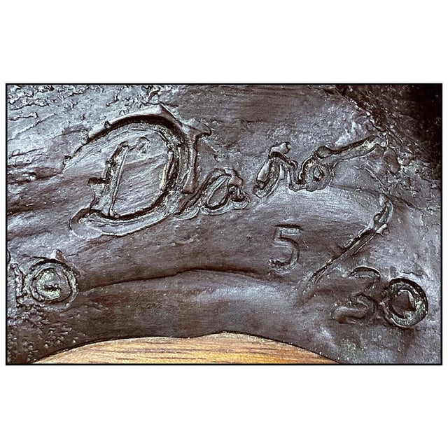Daro Flood Large & Authentic Full Round Bronze Sculpture "The Mustanger", Listed with the Submit Best Offer option...