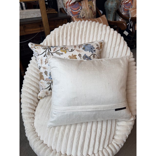 Made from silk, these pillows would be a unique addition to any room. Down inserts included. Anke Drechsel is a German...