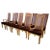 Mid-Century Modern (1) Lane High Back Cane Burl Dining Chairs 8 Available For Sale - Image 3 of 13