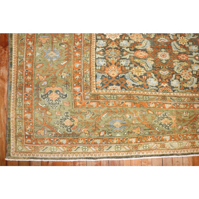Textile Antique Herati Persian Rug - 7'2" x 10'2" For Sale - Image 7 of 10