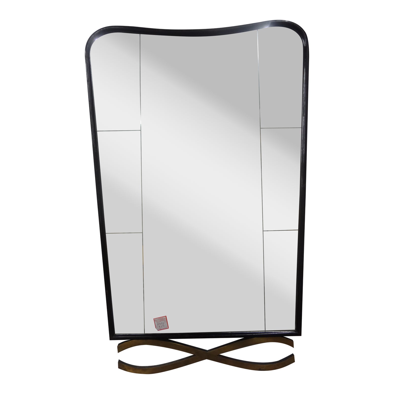 Italian Modern Mirror Attributed to Ico Parisi | Chairish