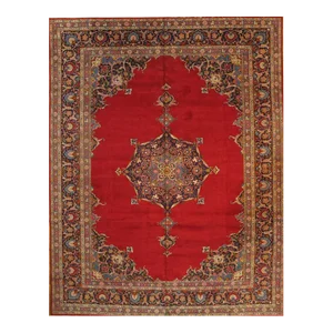 1970s Red Persian Kashan