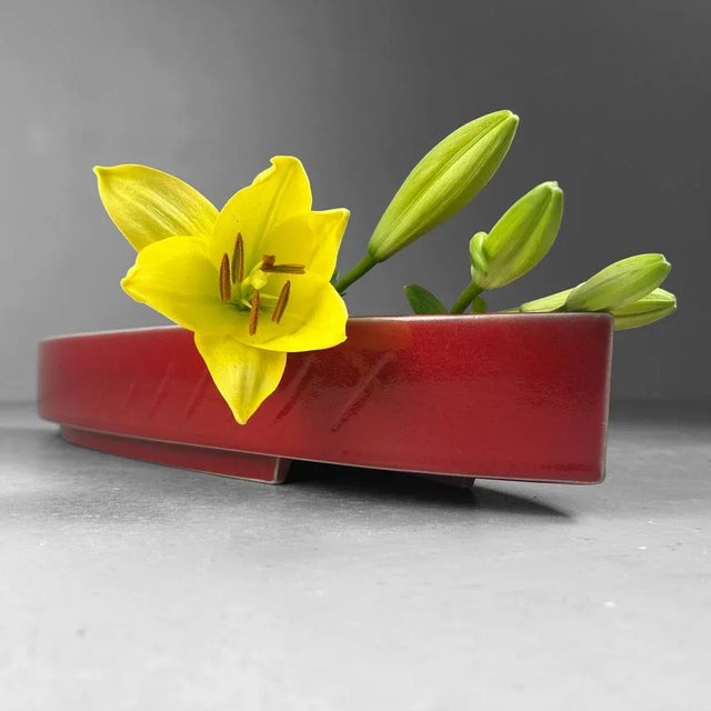 ​Japanese Ceramic Ikebana Bowl, 1950s For Sale - Image 10 of 13