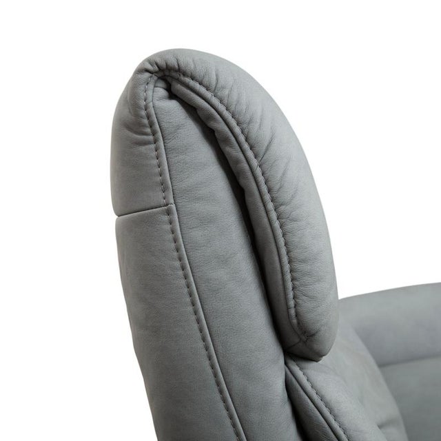 Animal Skin Varia 2-Seater Sofa in Grey Blue Leather from Mondo For Sale - Image 7 of 13