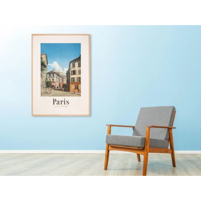 Mid-Century Modern Vintage Travel Poster, 1960s For Sale - Image 3 of 11