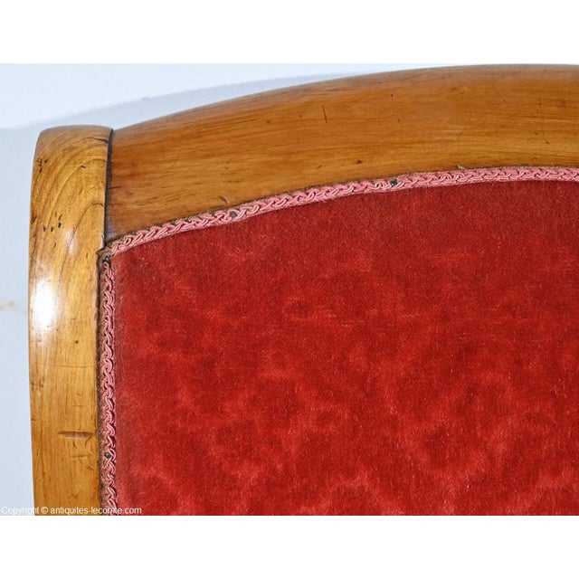 Set of 1st Part 19th Century Louis Philippe Cherry Wood Armchairs For Sale - Image 10 of 18