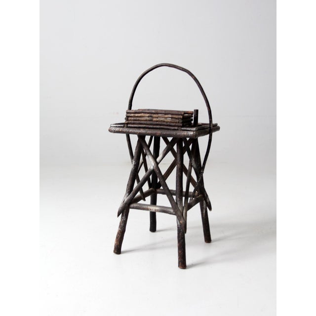Antique Adirondack Twig Table For Sale - Image 6 of 11