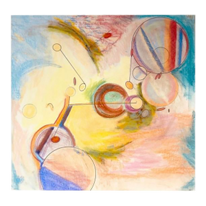 Abstract Celestial Vocabulary in Pastels on Paper by Erik Sulander