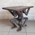 Beautiful ethnic coffee table in solid wood, entirely hand-carved. The base is composed of two kneeling human figures,...