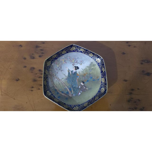 Satsuma Ceramic Charger, Japan For Sale - Image 4 of 6