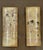 Early 20th Century Old Japanese Hand Etched Ukiyo-E Bone Shunga Panels With Beautiful Birds Eye Maple Frames, Set of 6 For Sale - Image 5 of 10