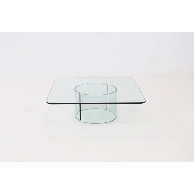 Italian Modern Glass Coffee Table by Gallotti & Radice, 1970s For Sale - Image 10 of 13