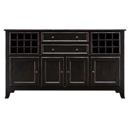Arhaus Fairmount Wine Buffet in Black Coffee Chairish