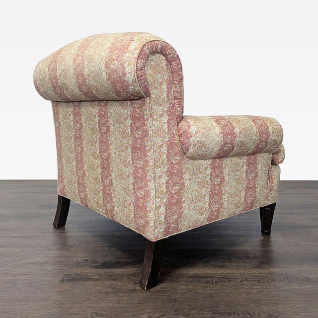Ralph Lauren Ralph Lauren Home for Henredon Rolled Arm Accent Chair For Sale - Image 4 of 12