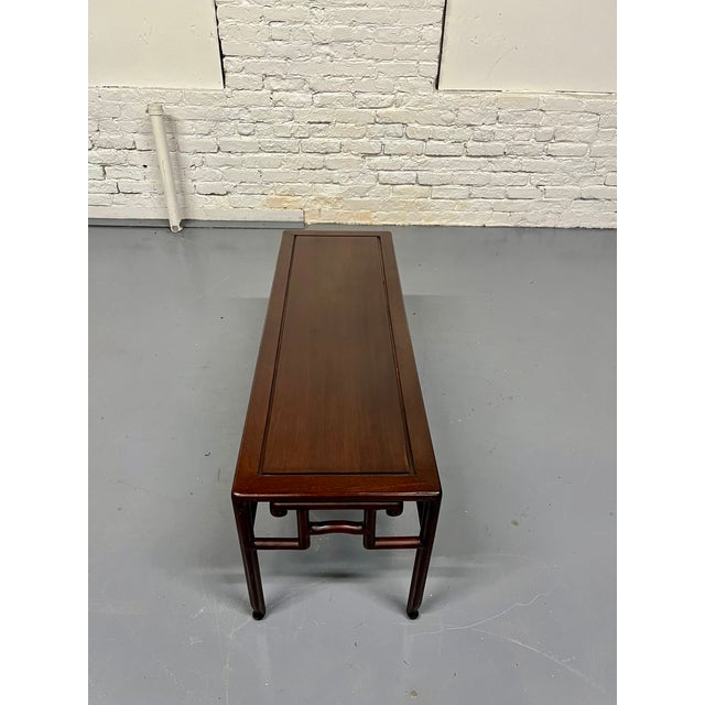 Late 20th Century Chinese Huali Rosewood Coffee Table For Sale - Image 4 of 7
