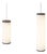 Black 30/76 - 30/126 Isol Suspension Lamp by David Thulstrup for Astep, Set of 2 For Sale