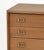 Paul Frankl for Johnson Furniture Walnut Chest of Eight Drawers, two banks of four drawers atop tapered feet, "Johnson...