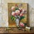 We're absolutely captivated by this superb oil on canvas by Peter Kelland, a painter specializing in floral still lifes...