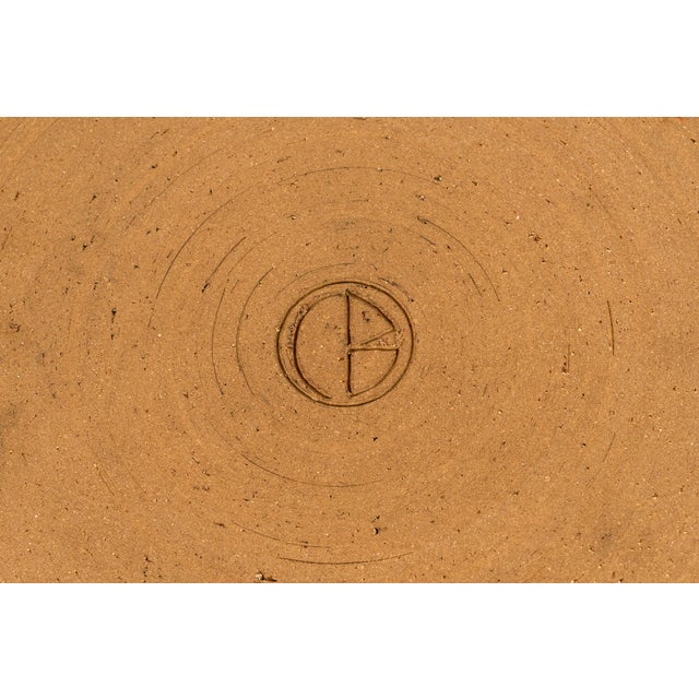 1960s Clyde Burt Ceramic Charger For Sale - Image 5 of 6