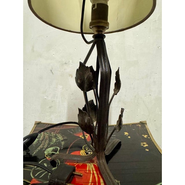 Rococo Vintage Art Deco Table Lamp, France, 1930s For Sale - Image 3 of 9