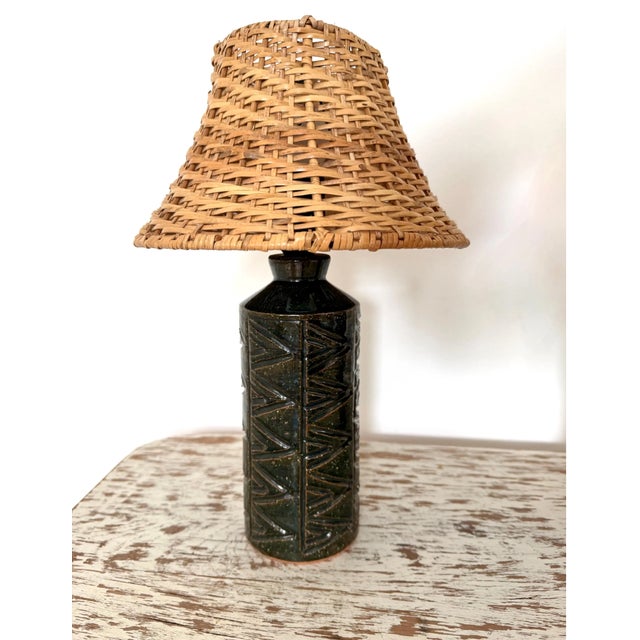 Vintage Swedish Ceramic Table Lamp, 1960s, Set of 2 For Sale - Image 11 of 15