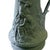 English Rare Sea Foam Green Edward Walley Relief-Molded Pitcher, C. 1860s — Staffordshire Parian Ware — 9.5” For Sale - Image 3 of 7