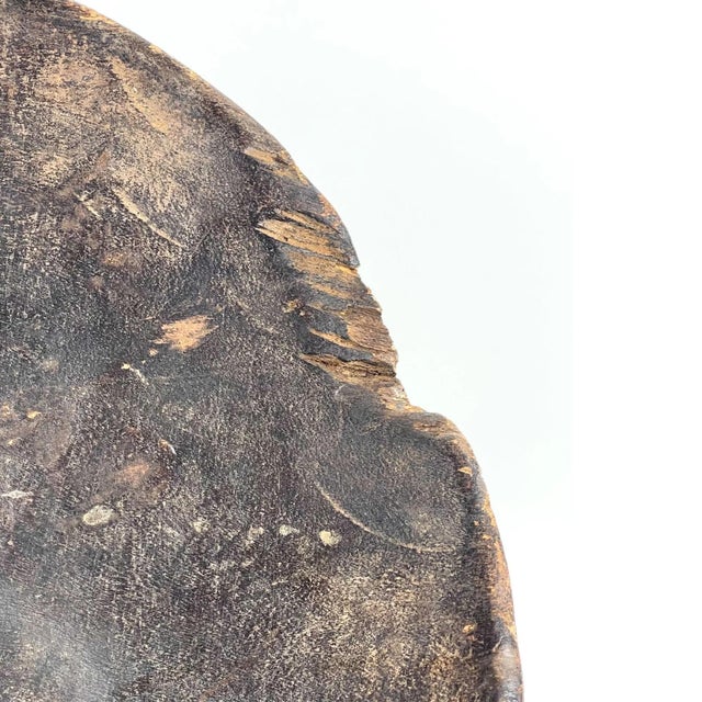 Early 20th Century Early 20th Century Songye Shield with Kifwebe Mask Icon For Sale - Image 5 of 5