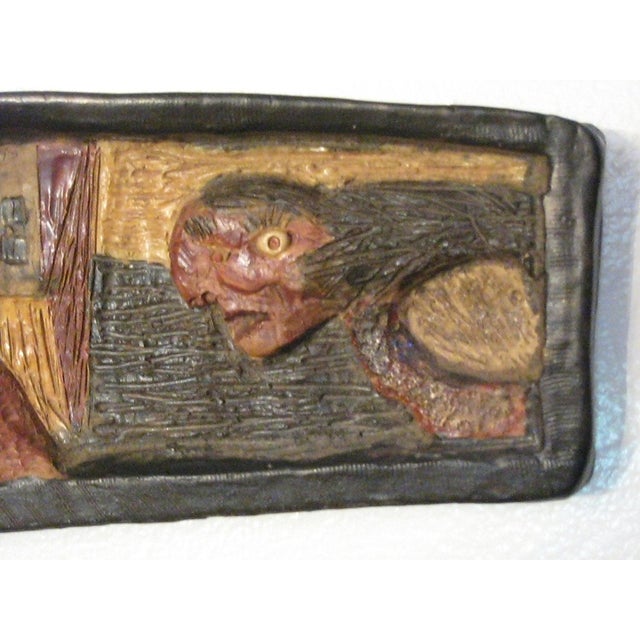 Mid-Century Modern Picasso Homage to Guernica Art Pottery Tile Frieze For Sale - Image 3 of 6