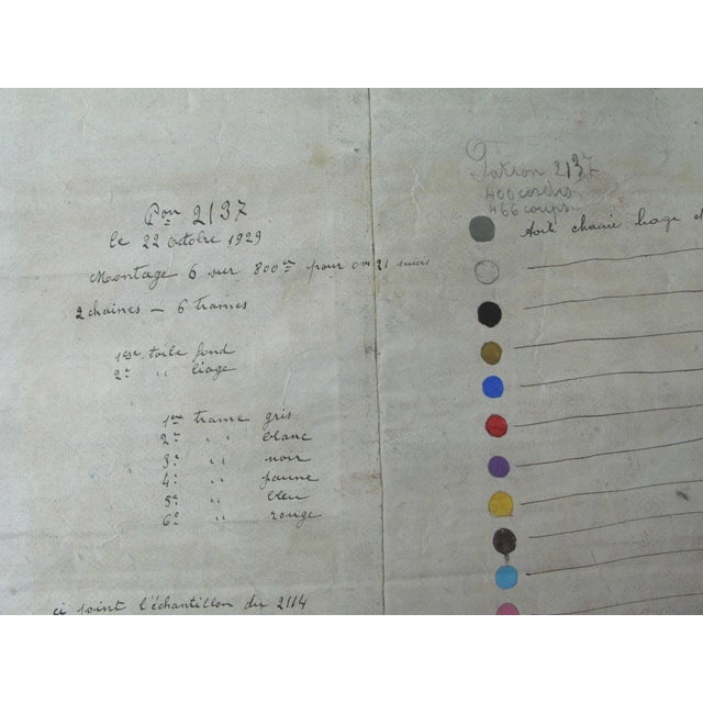 Antique French Textile Design For Sale - Image 9 of 9