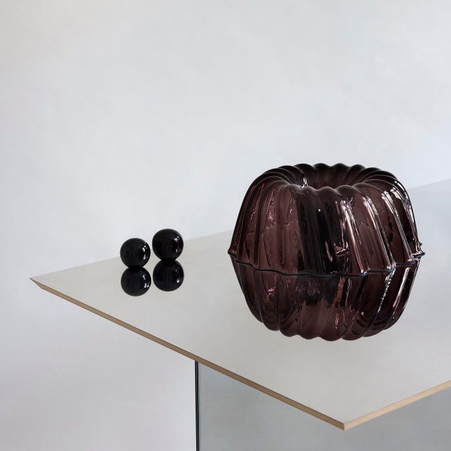 JELLO XL Hand-Blown Glass Cloche by Studio Berg For Sale - Image 6 of 15