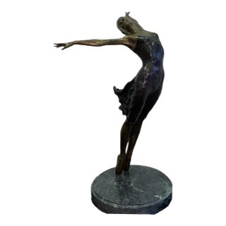 Mario Jason Sculpture Bronze Ballerina "Kelly Ii" Limited Edition Numbered 12/25 For Sale