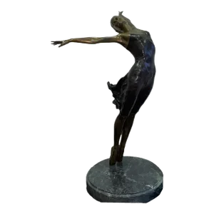 Mario Jason Sculpture Bronze Ballerina "Kelly Ii" Limited Edition Numbered 12/25