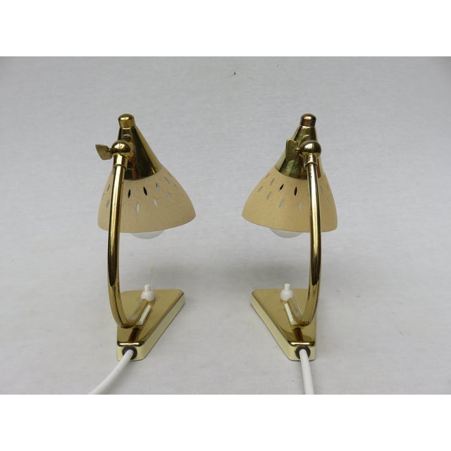 Vintage Italian Bedside Lamps, 1950s, Set of 2 For Sale - Image 4 of 18