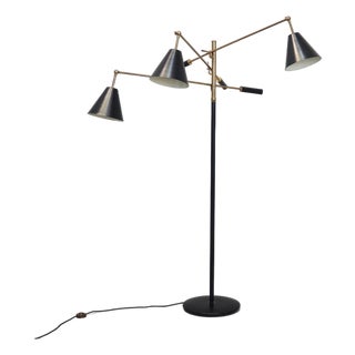 Triennale Floor Lamp by Angello Lelii for Arredoluce, 1950 For Sale