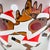 Vintage Culver LTD Christmas Santa & Reindeer Frosted Tumblers, Set of 6 For Sale - Image 9 of 10
