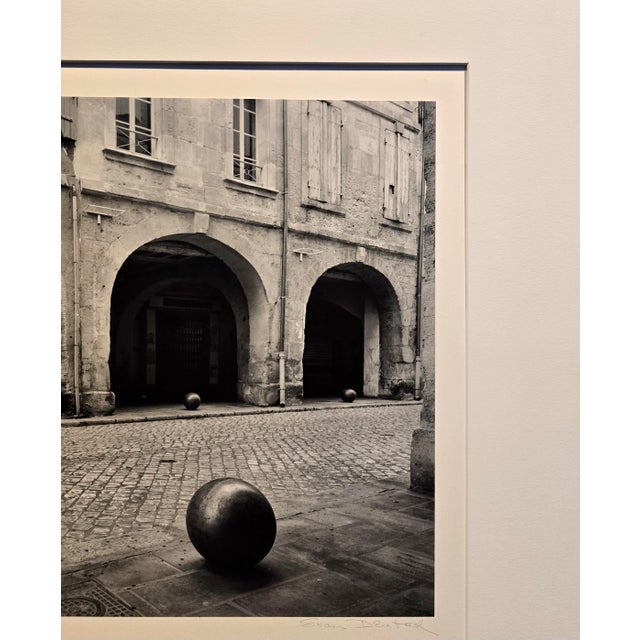 Printmaking Materials Evan Deutsch "Brass Balls of Tarascon" Signed B&w Silver Gelatin Photo For Sale - Image 7 of 11