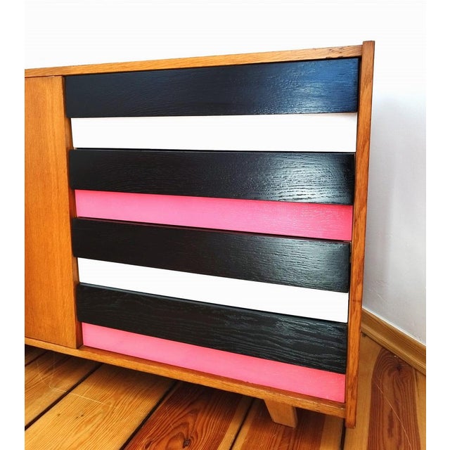 Czechoslovakian Sideboard by J. Jiroutek for Interier Prague, 1960s For Sale - Image 10 of 14