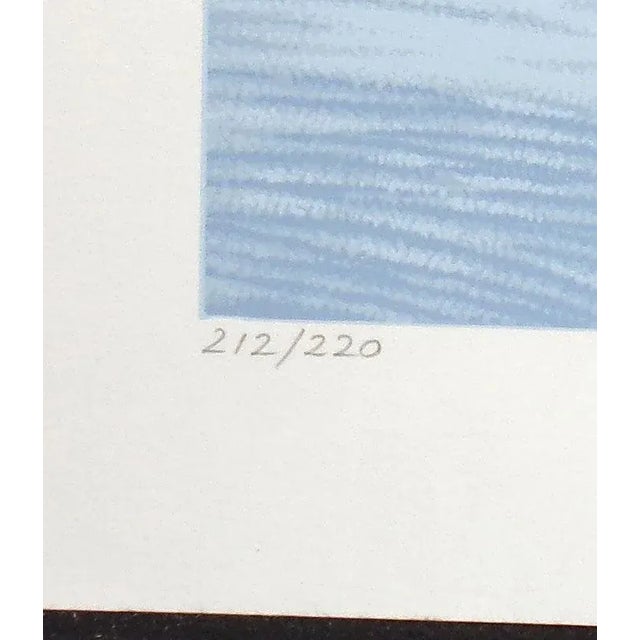 Impressionist 1980s Dallas John "Blue Goose" Hand Signed Limited Edition Artwork Serigraph For Sale - Image 3 of 5