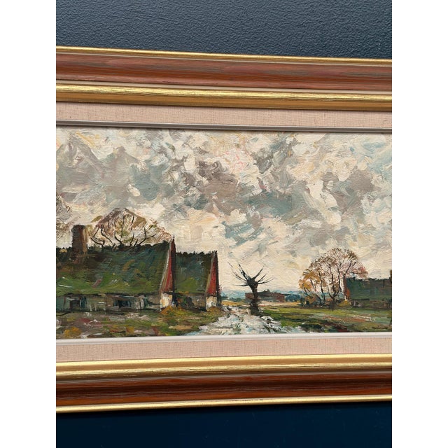 Holmult, Countryside, 1950s, Oil Painting on Canvas, Framed For Sale - Image 18 of 18