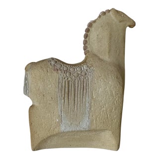 Vintage Marbell Art Horse Sculpture For Sale