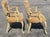 1960s Mid-Century Modern Conversation Set With 2 Tufted Arm Chairs and Painted Table For Sale - Image 13 of 14