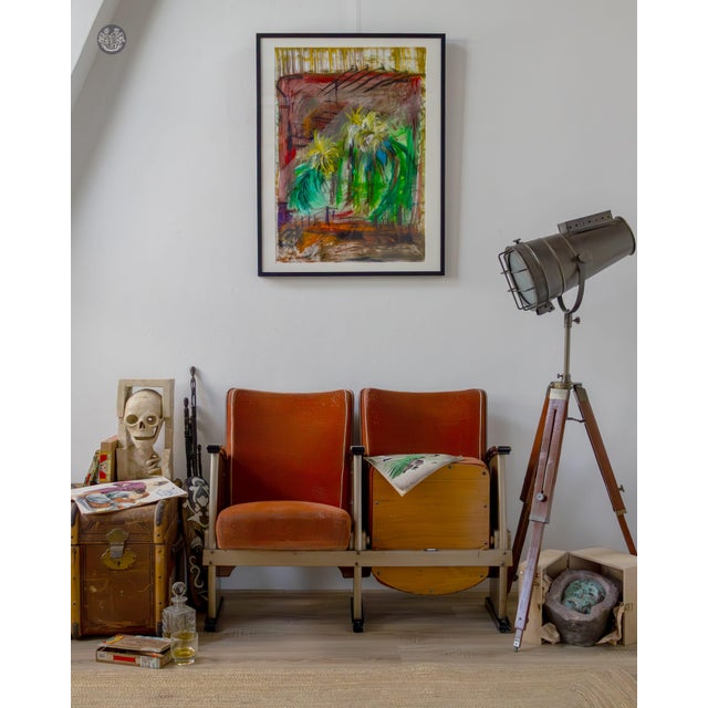 Postmodern Chef de Mulu, Urban Jungle Fusion, Acrylic on Paper For Sale - Image 3 of 5