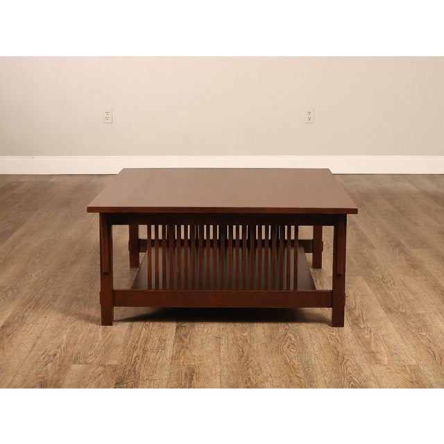 Stickley Mission Collection Oak Cocktail Table For Sale - Image 14 of 18