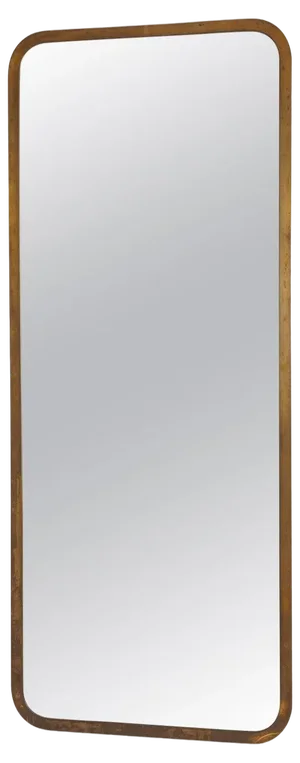 Large Swedish Modern Mirror in Brass attributed Nordiska Kompaniet, 1930s