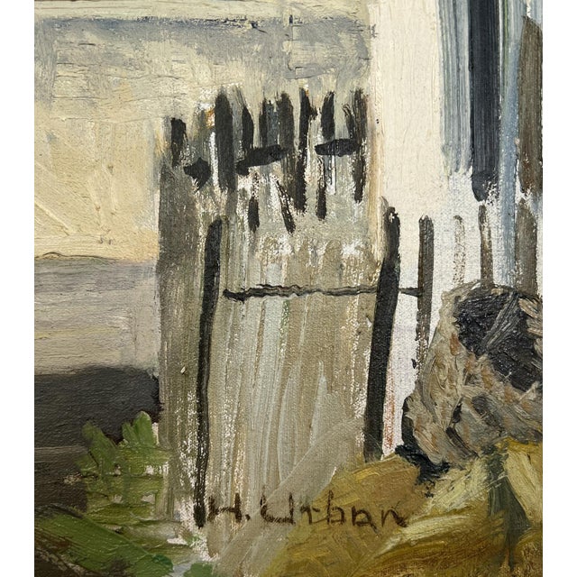 Harry Urban, Un village à Genève, Oil on Canvas For Sale - Image 3 of 12
