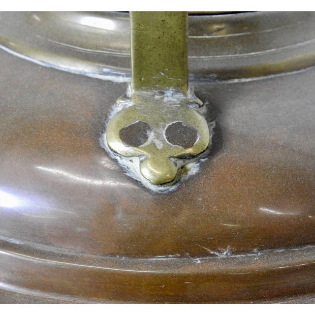 19th Century Copper and Brass Water Pot For Sale - Image 10 of 11