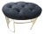 1990s Tufted Vanity Stool For Sale